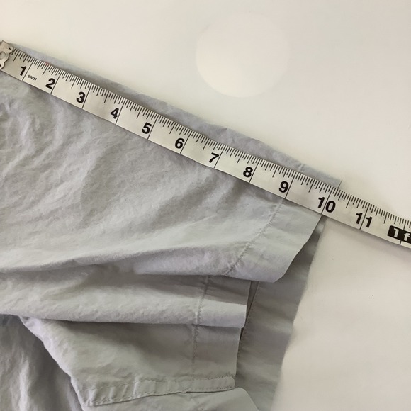 Claiborne Mens Shirt Sleeve Shirt Gray Slim Fit Stretch XXL - Picture 6 of 7